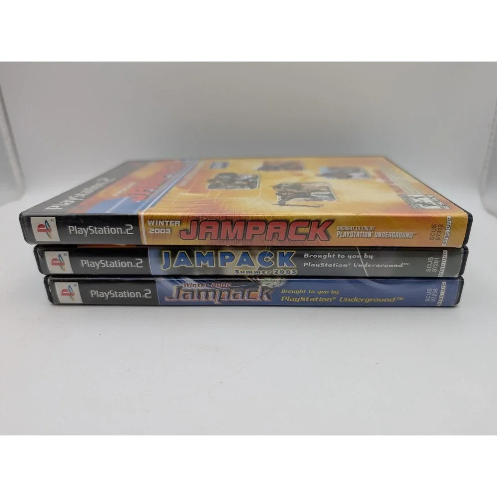 Jampack Demo Lot Of 3  Winter 2003 RP-T Rating (Sony PlayStation 2, PS2